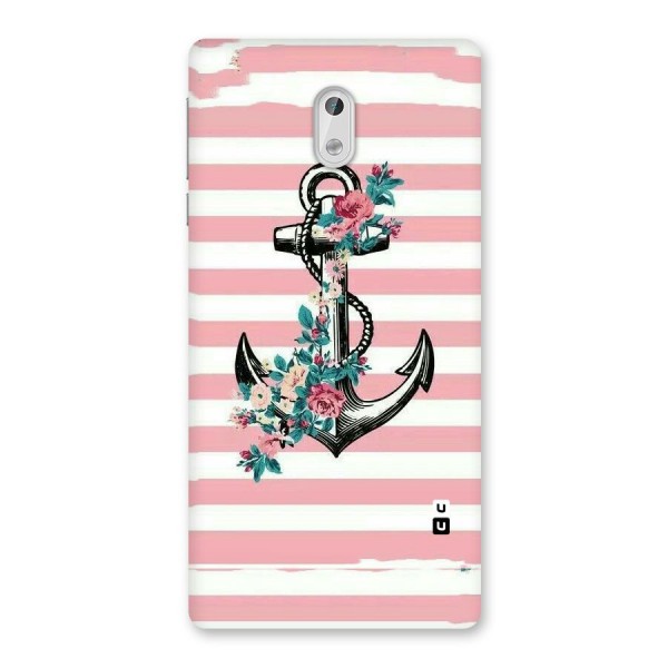 Floral Anchor Back Case for Nokia 3