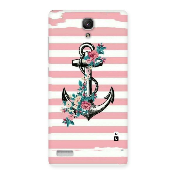 Floral Anchor Back Case for Redmi Note