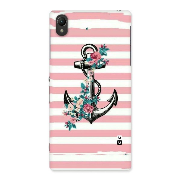 Floral Anchor Back Case for Sony Xperia Z1