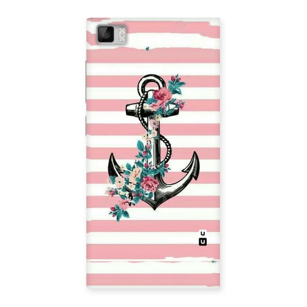 Floral Anchor Back Case for Xiaomi Mi3