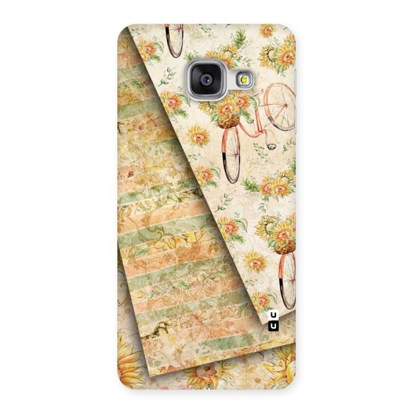 Floral Bicycle Back Case for Galaxy A3 2016