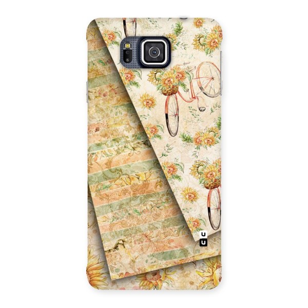 Floral Bicycle Back Case for Galaxy Alpha