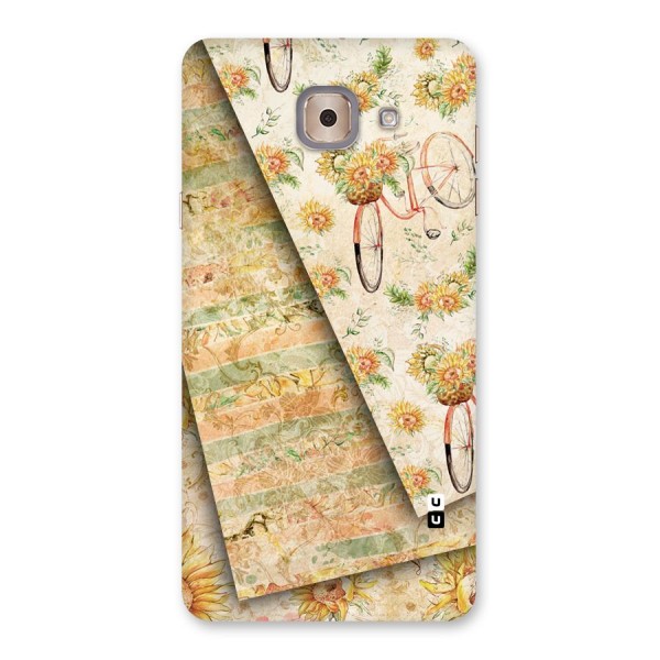 Floral Bicycle Back Case for Galaxy J7 Max