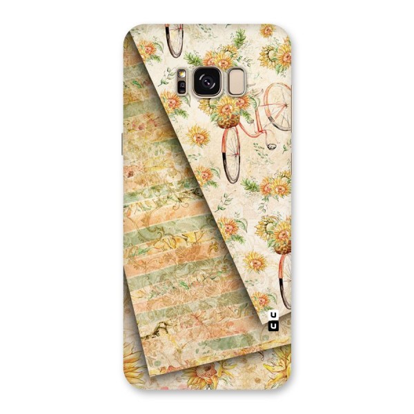 Floral Bicycle Back Case for Galaxy S8 Plus