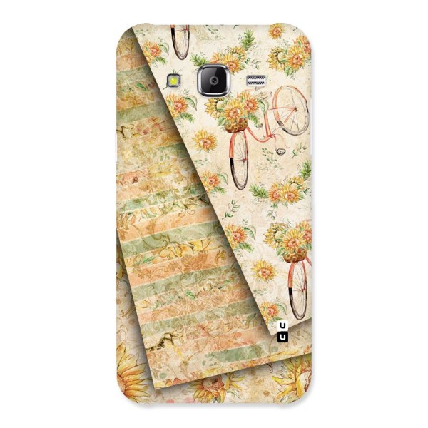 Floral Bicycle Back Case for Samsung Galaxy J5