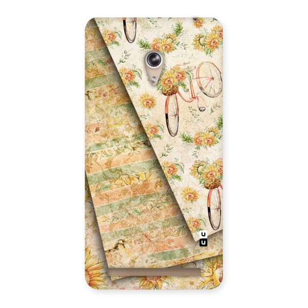 Floral Bicycle Back Case for Zenfone 6