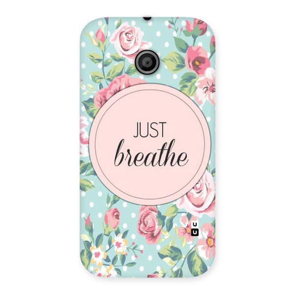 Floral Bloom Back Case for Moto E