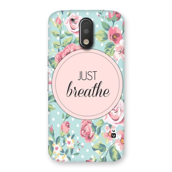 Floral Bloom Back Case for Motorola Moto G4