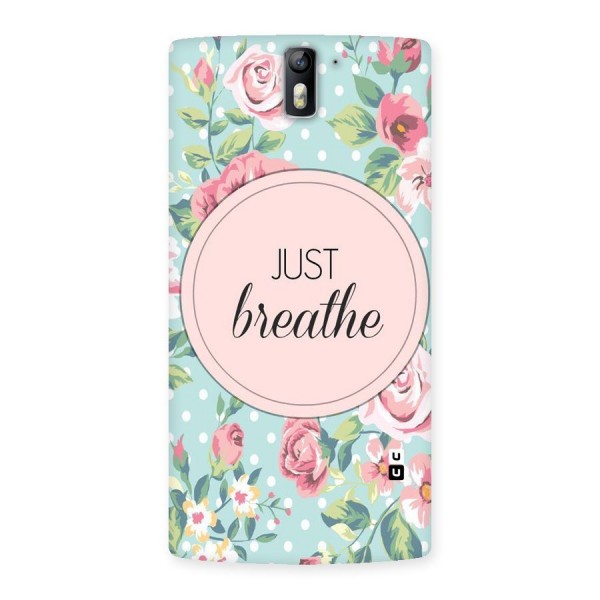 Floral Bloom Back Case for One Plus One