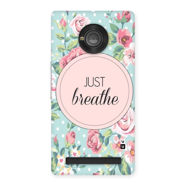 Floral Bloom Back Case for Yu Yuphoria