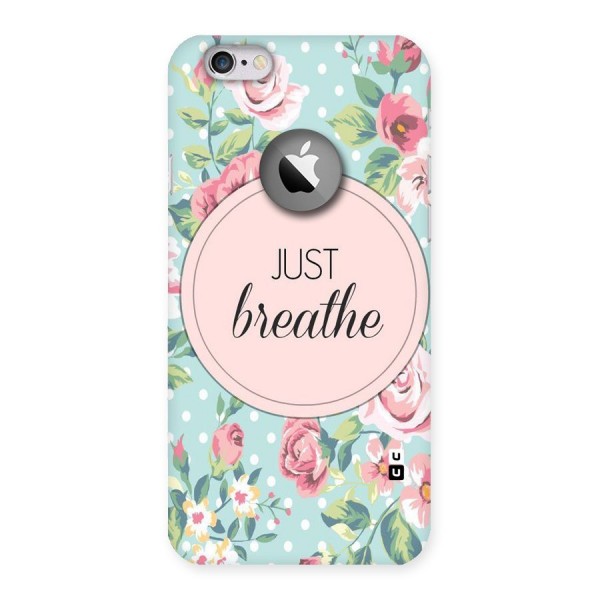 Floral Bloom Back Case for iPhone 6 Logo Cut