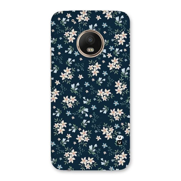 Floral Blue Bloom Back Case for Moto G5 Plus