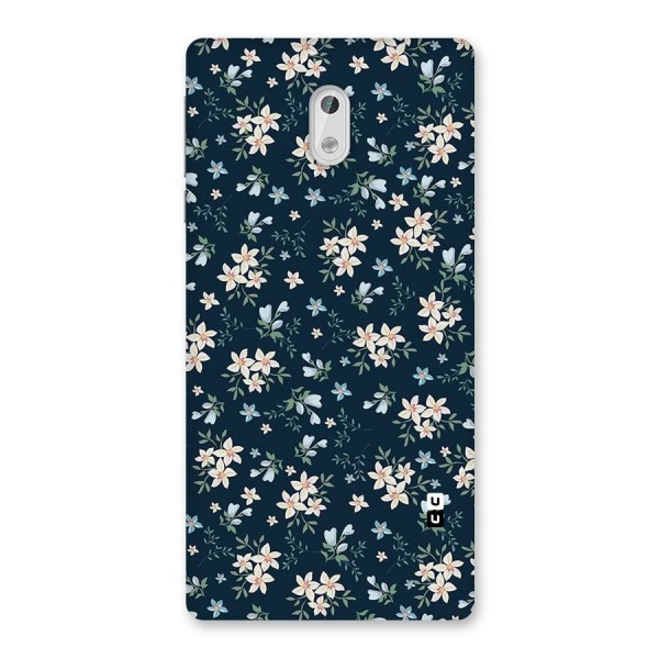 Floral Blue Bloom Back Case for Nokia 3