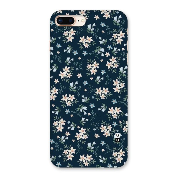 Floral Blue Bloom Back Case for iPhone 8 Plus