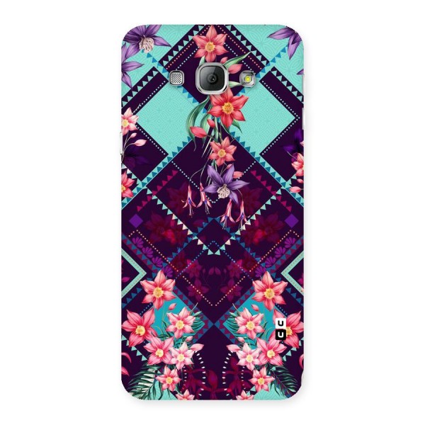 Floral Diamonds Back Case for Galaxy A8