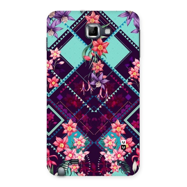 Floral Diamonds Back Case for Galaxy Note