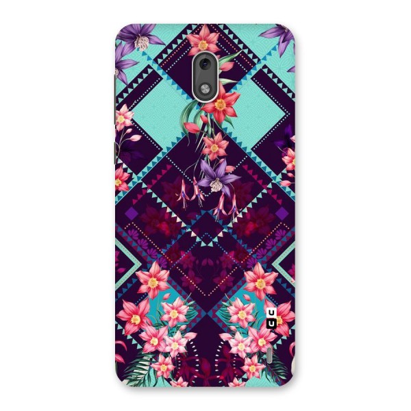 Floral Diamonds Back Case for Nokia 2