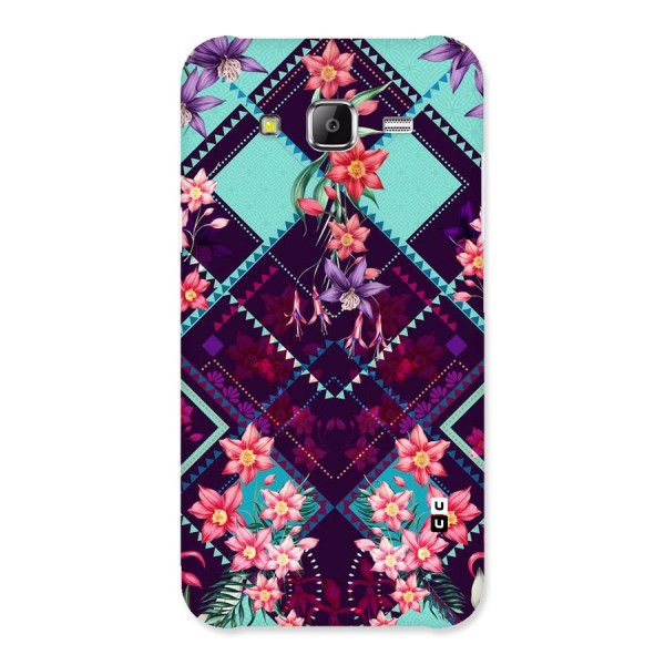 Floral Diamonds Back Case for Samsung Galaxy J5