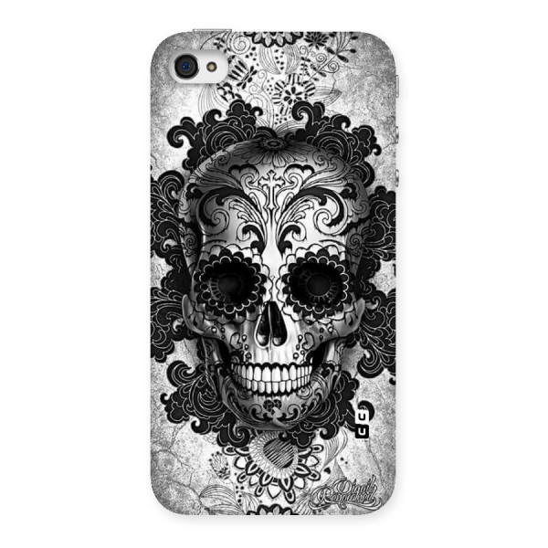 Floral Ghost Back Case for iPhone 4 4s