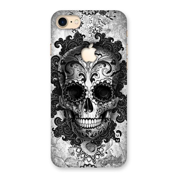 Floral Ghost Back Case for iPhone 7 Apple Cut