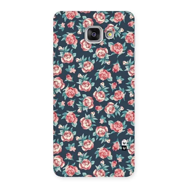 Floral Navy Bloom Back Case for Galaxy A7 2016