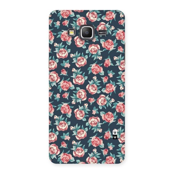 Floral Navy Bloom Back Case for Galaxy Grand Prime