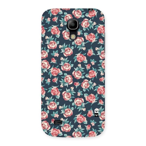 Floral Navy Bloom Back Case for Galaxy S4 Mini