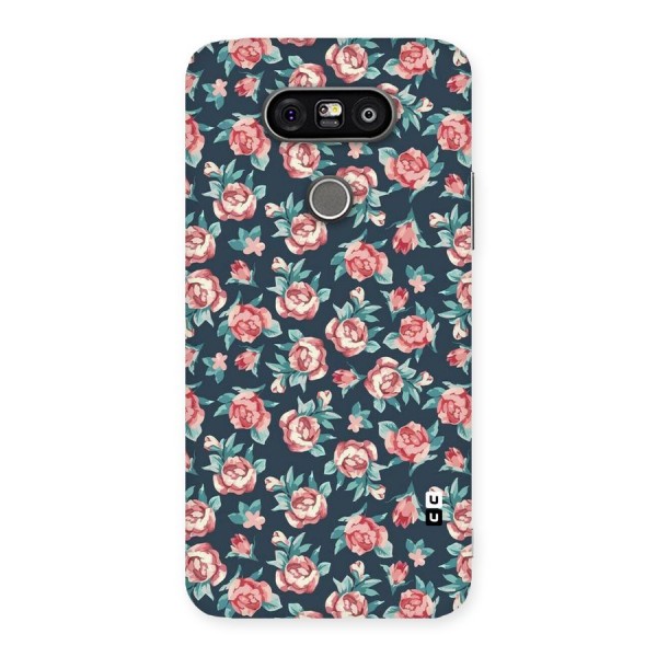 Floral Navy Bloom Back Case for LG G5