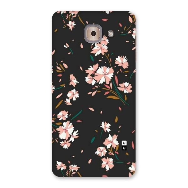 Floral Petals Peach Back Case for Galaxy J7 Max