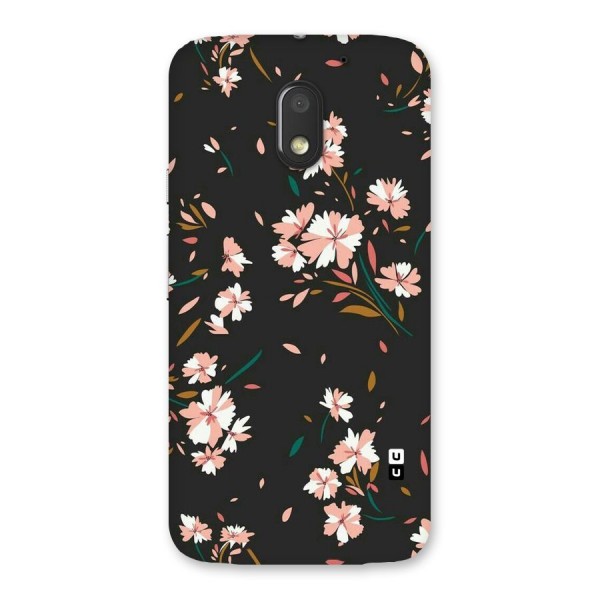 Floral Petals Peach Back Case for Moto E3 Power