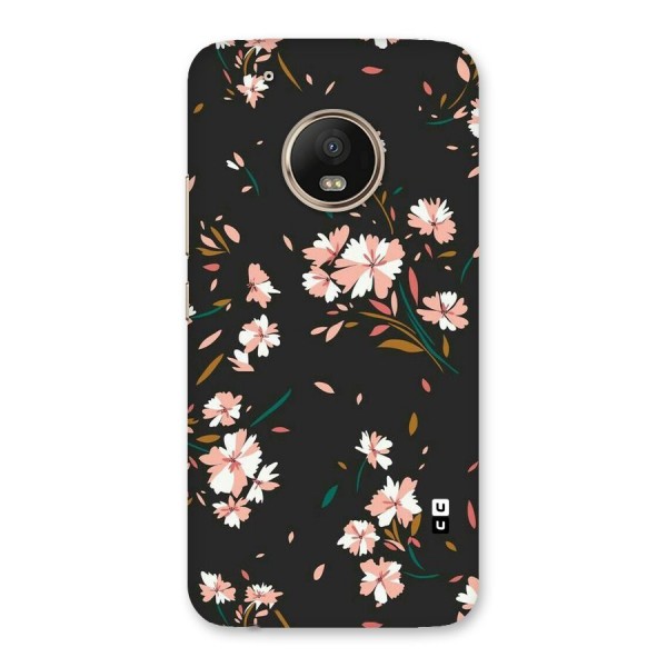 Floral Petals Peach Back Case for Moto G5 Plus