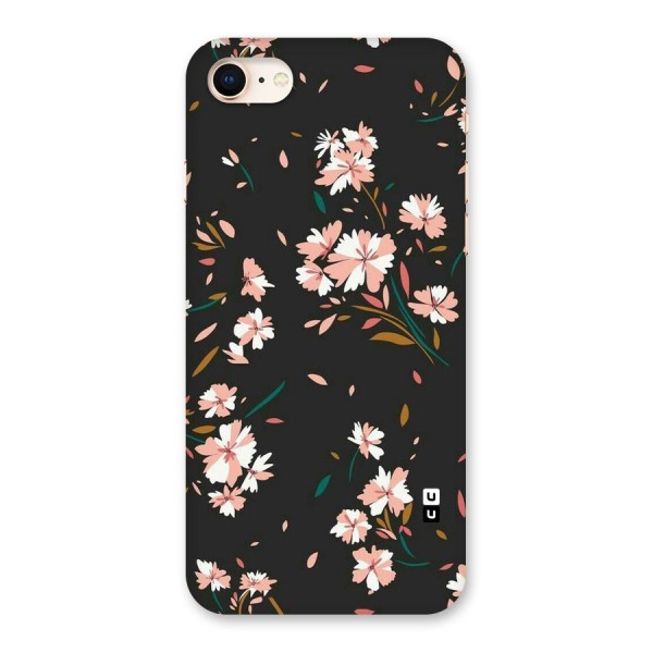 Floral Petals Peach Back Case for iPhone 8
