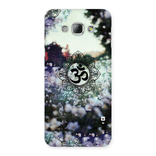 Floral Pray Back Case for Galaxy A8