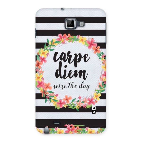 Floral Seize The Day Back Case for Galaxy Note