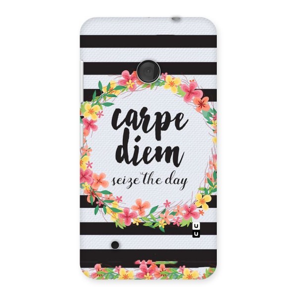 Floral Seize The Day Back Case for Lumia 530