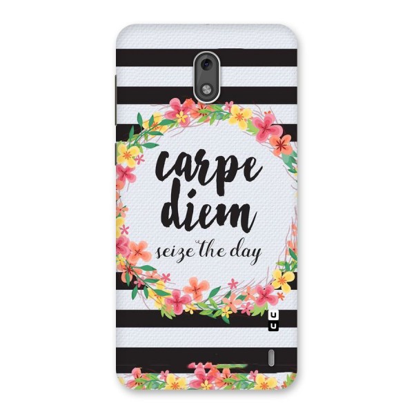 Floral Seize The Day Back Case for Nokia 2