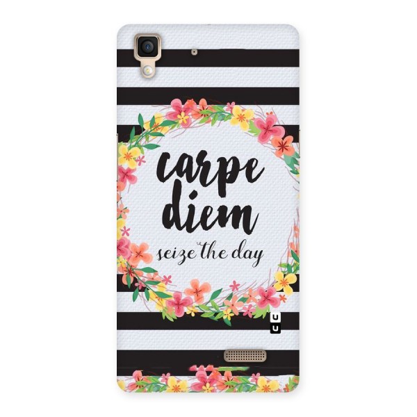 Floral Seize The Day Back Case for Oppo R7