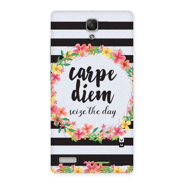 Floral Seize The Day Back Case for Redmi Note