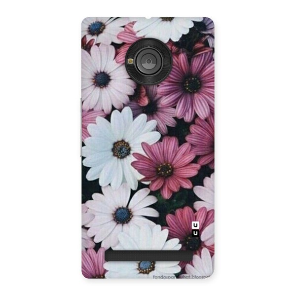 Floral Shades Pink Back Case for Yu Yuphoria