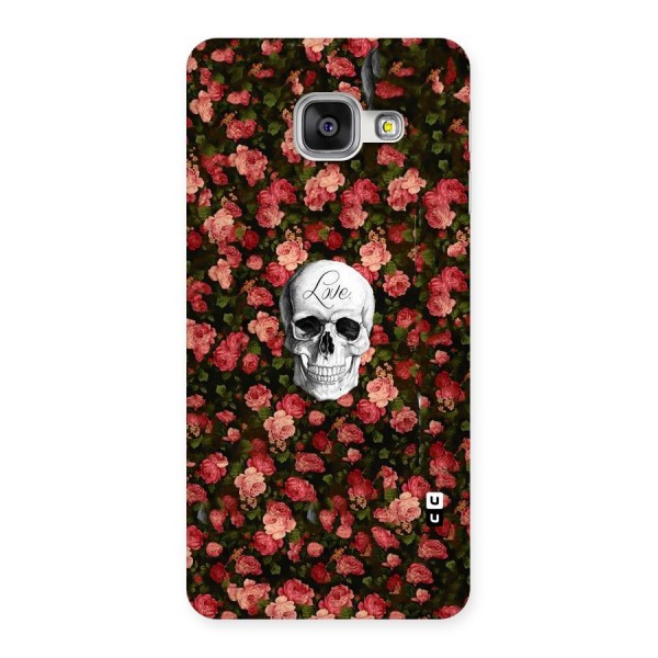 Floral Skull Love Back Case for Galaxy A3 2016