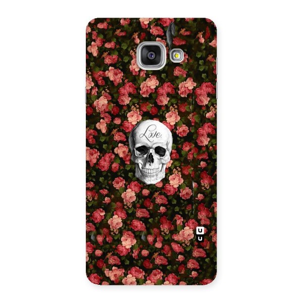 Floral Skull Love Back Case for Galaxy A7 2016