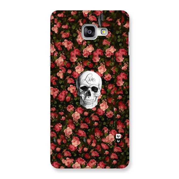 Floral Skull Love Back Case for Galaxy A9