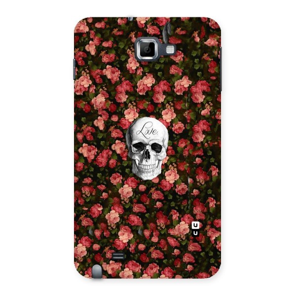 Floral Skull Love Back Case for Galaxy Note