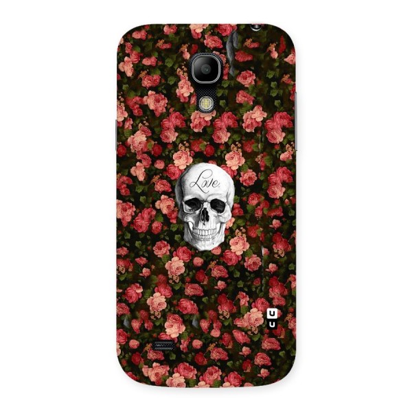 Floral Skull Love Back Case for Galaxy S4 Mini