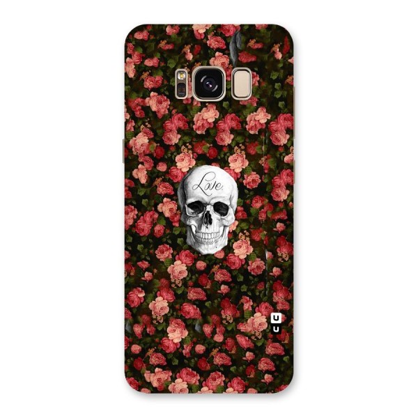 Floral Skull Love Back Case for Galaxy S8