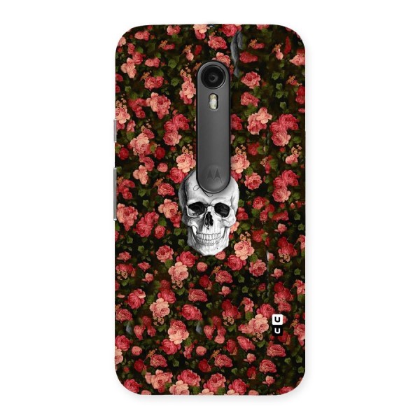 Floral Skull Love Back Case for Moto G3