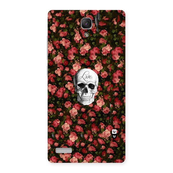 Floral Skull Love Back Case for Redmi Note