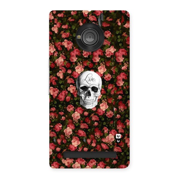 Floral Skull Love Back Case for Yu Yuphoria