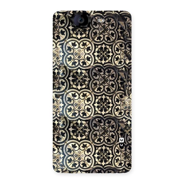 Floral Tile Back Case for Canvas Knight A350