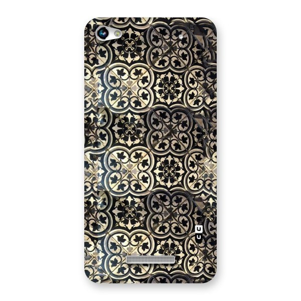 Floral Tile Back Case for Micromax Hue 2